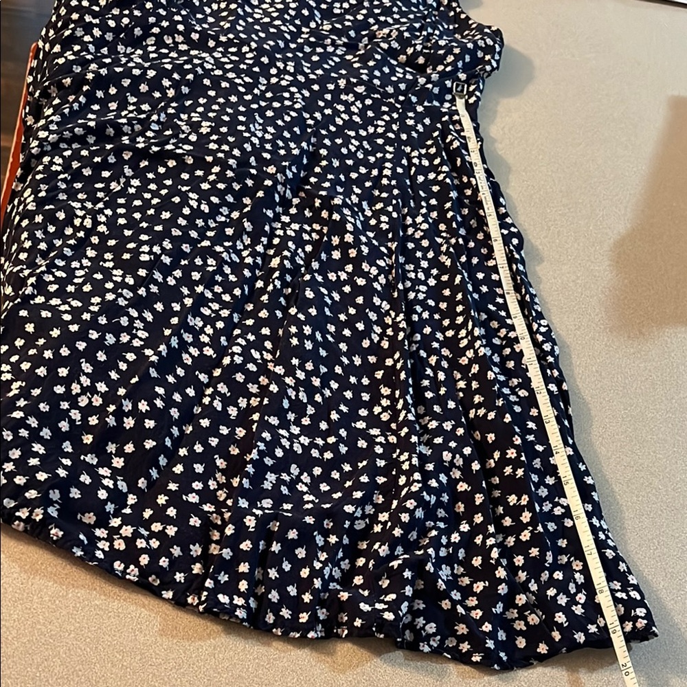 GAP Navy and White Polka Dot Mini Dress - Picture 4 of 8